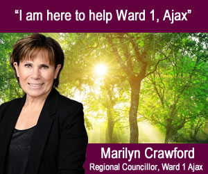 Marilyn Crawford - Regional Councillor, Ward 1 Ajax