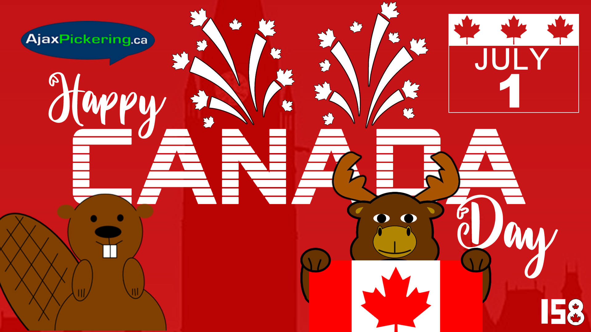 Happy 158th Canada Day! Always True North Strong and Free!