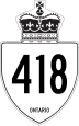 Highway 418 Shield